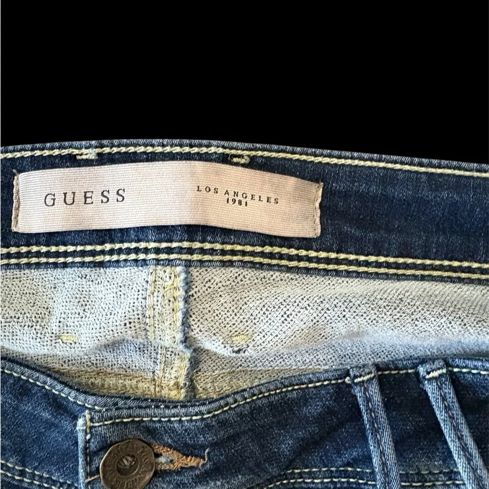 Guess Dark Blue low rise Skinny Jeans - Picture 3 of 3